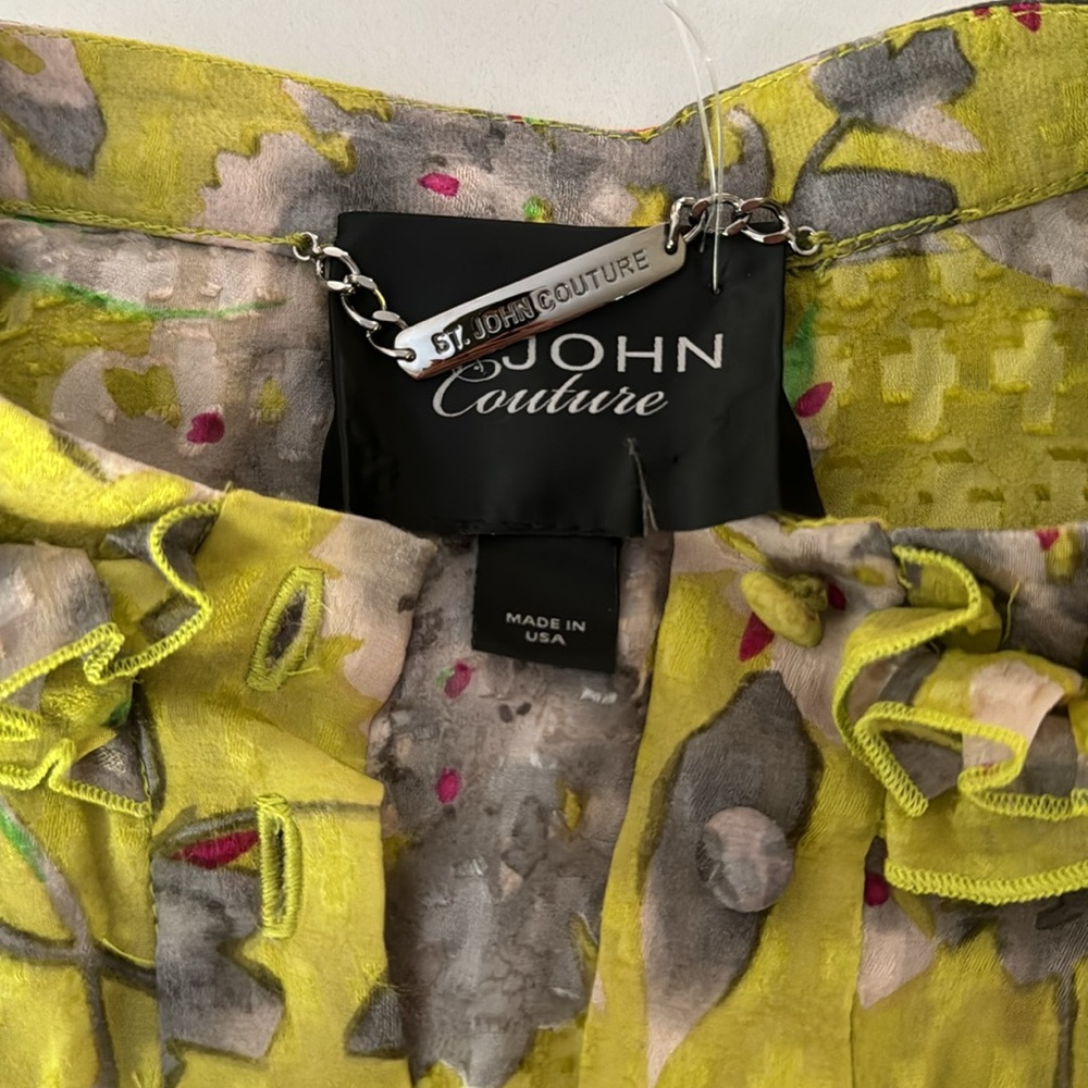 ST. JOHN COUTURE BLOUSE - Picture 9 of 13